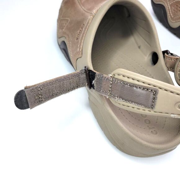 Crocs Brown Yukon Vista Slide In Clogs size 10 Men's - Picture 7 of 9